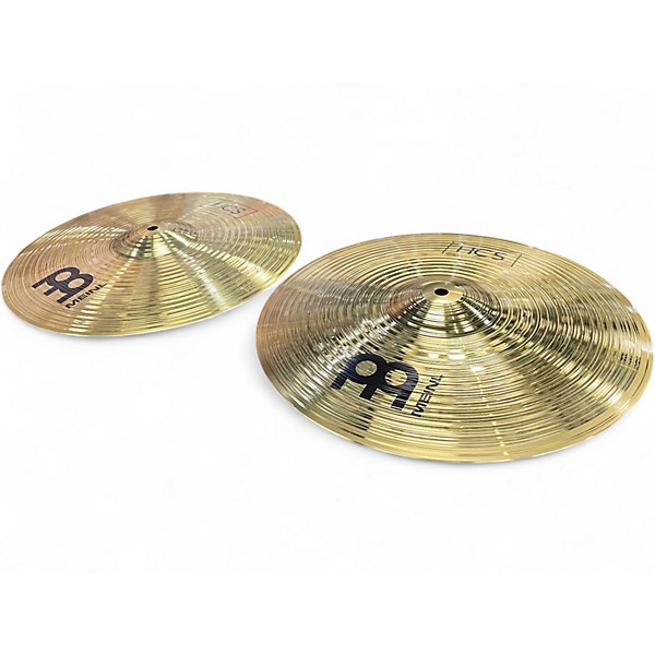 Used MEINL 14in HCS Hi Hat Pair Cymbal