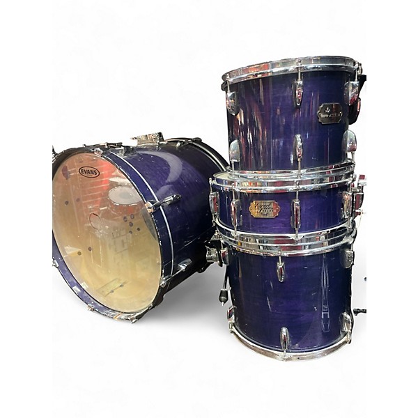 Used Pearl 5 Piece Export Purple Drum Kit