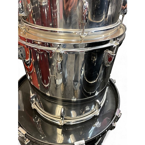 Used Pearl 4 Piece Export Chrome Drum Kit
