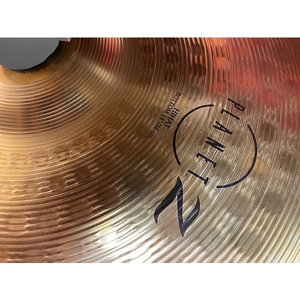 Used Zildjian 14in Planet Z Hi Hat Pair Cymbal