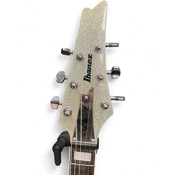 Used Ibanez Paul Stanley Signature PS60 Silver Sparkle Solid Body Electric Guitar
