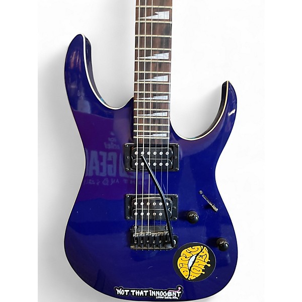 Used Ibanez GRGR120EX Jewel Blue Solid Body Electric Guitar