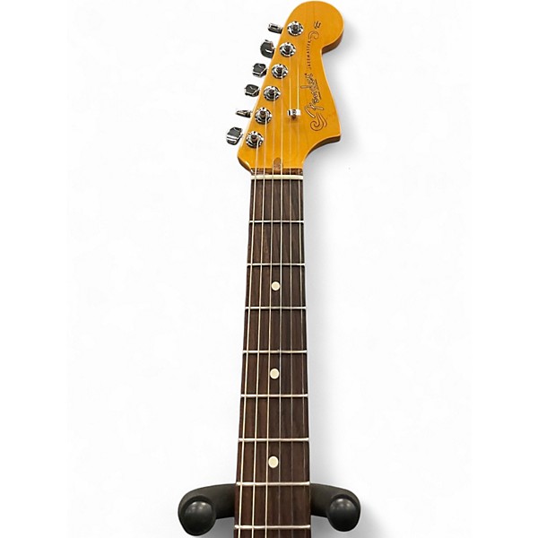 Used Fender American Pro II Jazzmaster Sunburst Solid Body Electric Guitar