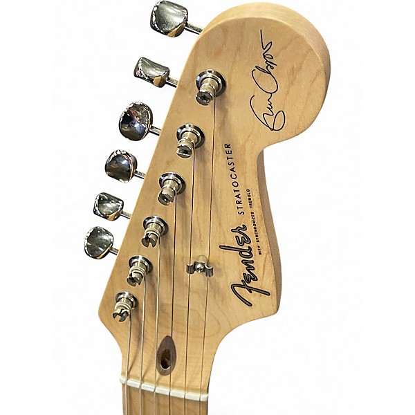 Used Fender Artist Series Eric Clapton Stratocaster Gray Solid Body Electric Guitar