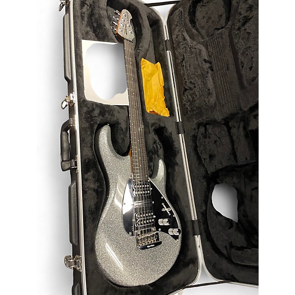 Used 2020 Ernie Ball Silhouette BFR  Silver Flake Solid Body Electric Guitar