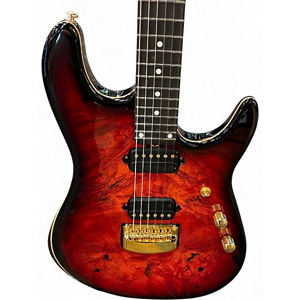Used Ernie Ball Music Man Cutlass Jason Richardson Signature Red Solid Body Electric Guitar