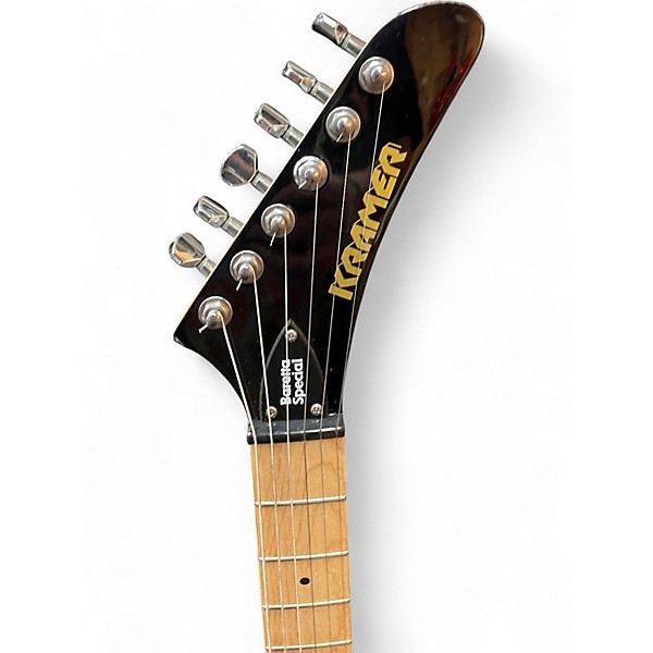 Used Kramer Baretta Special Black Solid Body Electric Guitar