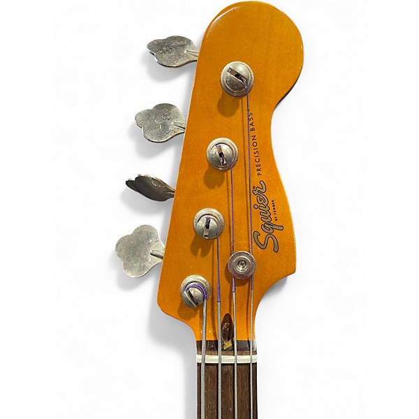 Used Squier Classic Vibe 1960S Precision Bass 2 Color Sunburst Electric Bass Guitar