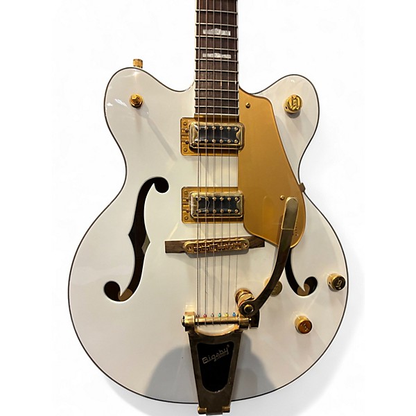 Used Gretsch Guitars G5422TG Electromatic Classic Snow Crest White Hollow Body Electric Guitar