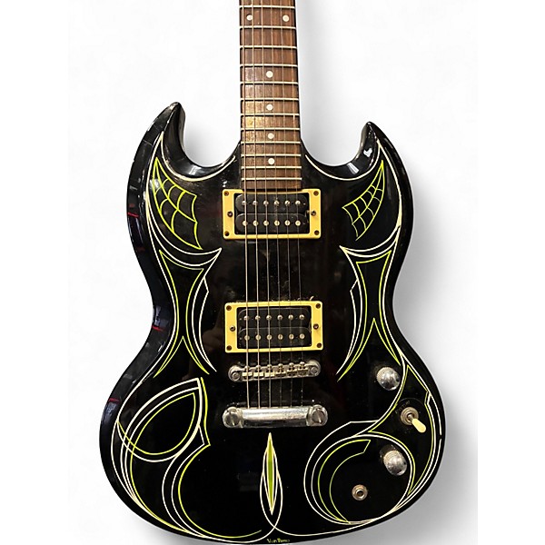 Used Epiphone SG Special Bolt On Black with Custom Paint Solid Body Electric Guitar