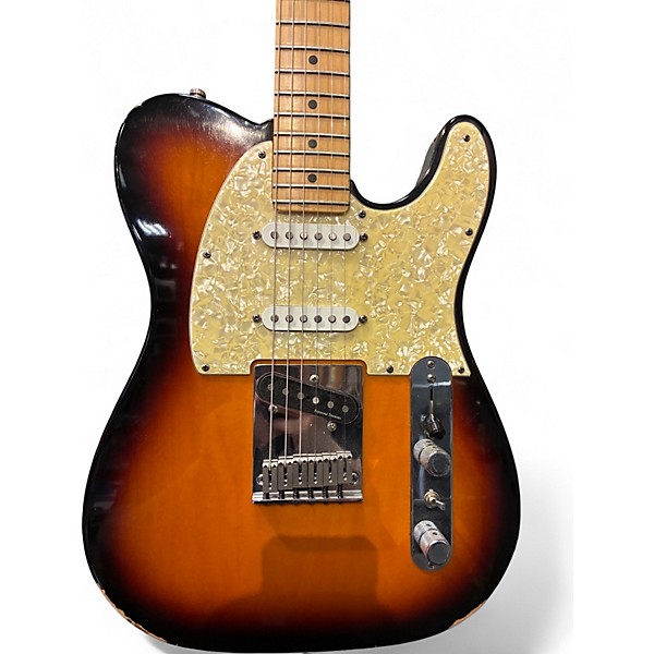 Vintage 1993 Fender American Standard Telecaster 2 Color Sunburst Solid Body Electric Guitar