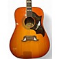 Used Epiphone Dove Pro Cherry Sunburst Acoustic Electric Guitar