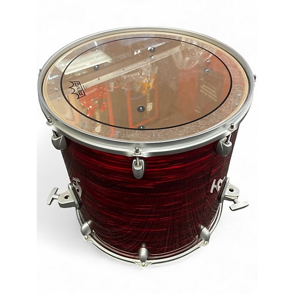 Used Gretsch Drums 4 Piece Catalina Club Rock GLOSS CRIMSON BURST Drum Kit