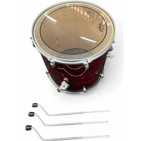 Used Gretsch Drums 4 Piece Catalina Club Rock GLOSS CRIMSON BURST Drum Kit