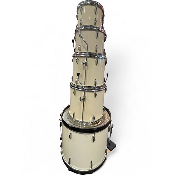 Used TAMA 5 Piece Imperialstar Vintage White Drum Kit