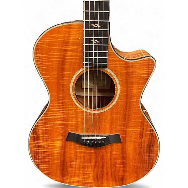 Used Taylor 2002 K14CE Natural Acoustic Electric Guitar