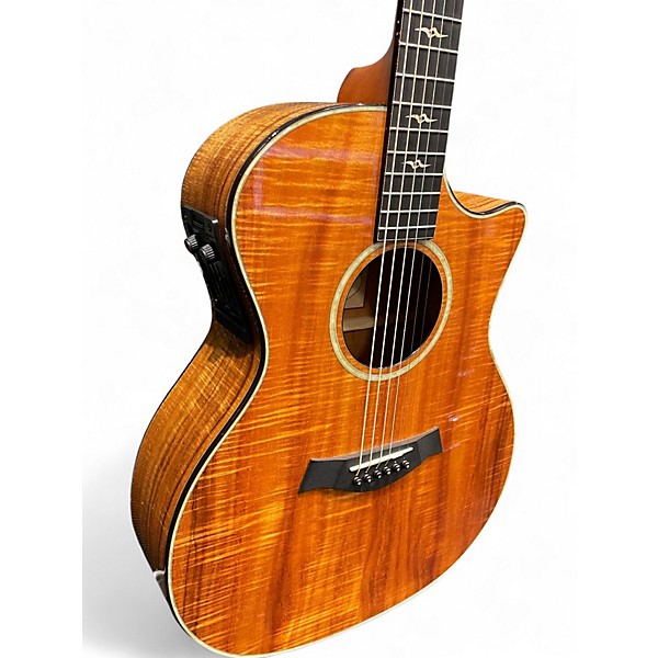 Used Taylor 2002 K14CE Natural Acoustic Electric Guitar