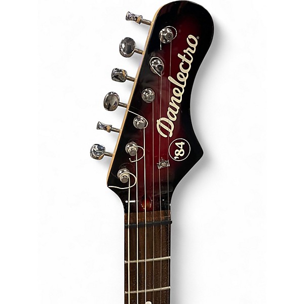 Used Danelectro 84 dano 2 Tone Sunburst Solid Body Electric Guitar
