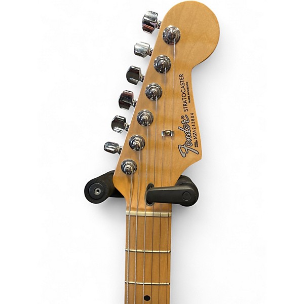 Used 2005 Fender Standard Stratocaster Olympic White Solid Body Electric Guitar