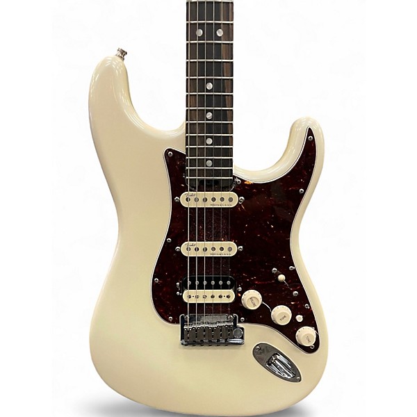 Used 2018 Fender American Elite Stratocaster White Solid Body Electric Guitar