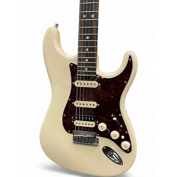 Used 2018 Fender American Elite Stratocaster White Solid Body Electric Guitar