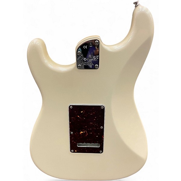 Used 2018 Fender American Elite Stratocaster White Solid Body Electric Guitar