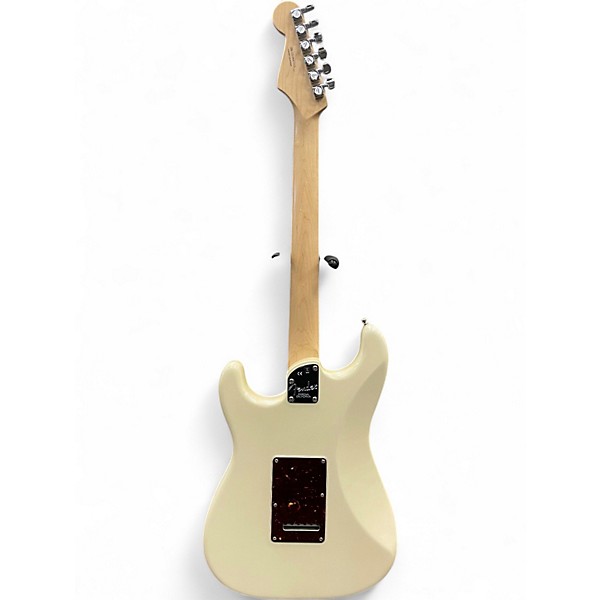 Used 2018 Fender American Elite Stratocaster White Solid Body Electric Guitar