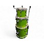 Used PDP by DW 3 Piece New Yorker Lime Green Drum Kit