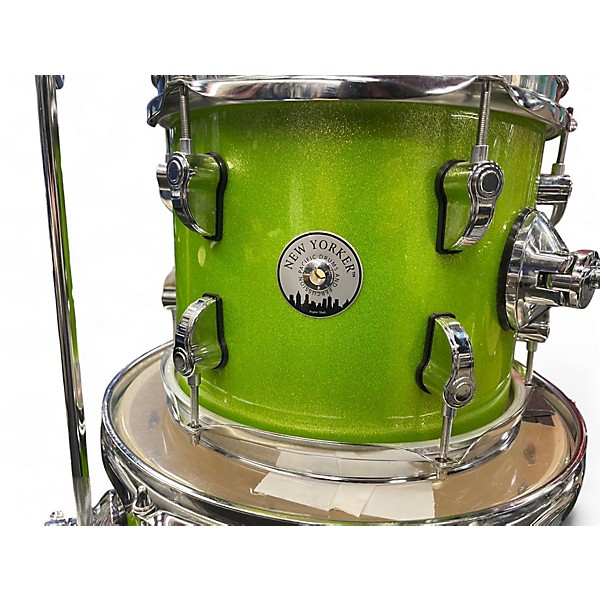 Used PDP by DW 3 Piece New Yorker Lime Green Drum Kit