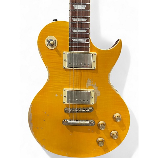 Used Vintage LEMONDROP DISTRESSED LEMONDROP Solid Body Electric Guitar