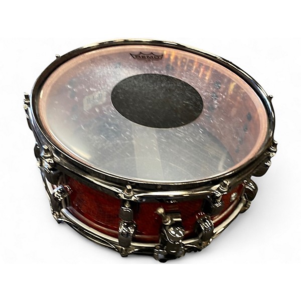 Used TAMA 14X6 SLP G-Bubinga Red Drum
