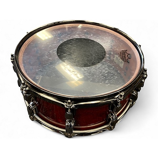Used TAMA 14X6 SLP G-Bubinga Red Drum