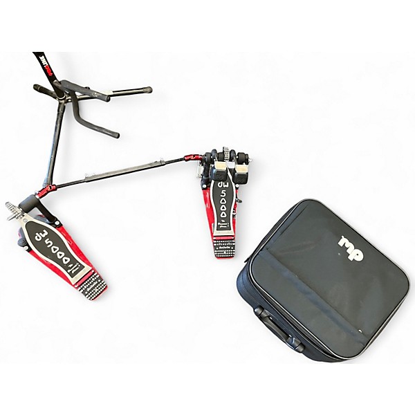 Used DW 5000 Series Double Double Bass Drum Pedal