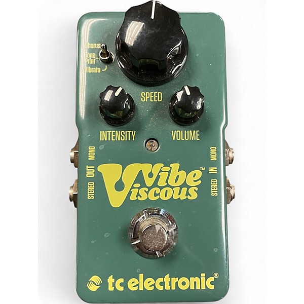 Used TC Electronic Viscous Vibe Univibe Effect Pedal