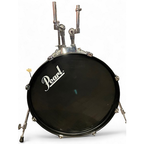 Used Pearl 5 Piece Export CHARCOAL METALLIC Drum Kit