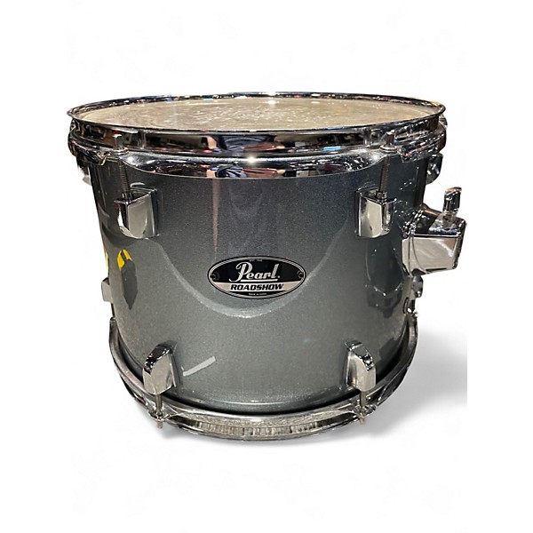 Used Pearl 5 Piece Export CHARCOAL METALLIC Drum Kit