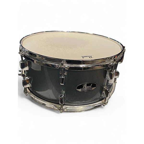 Used Pearl 5 Piece Export CHARCOAL METALLIC Drum Kit