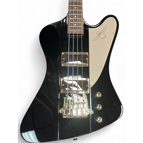 Used Epiphone Rex Brown Thunderbird Black Electric Bass Guitar