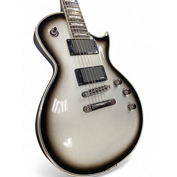 Used ESP EC1000 Deluxe Silver Burst Solid Body Electric Guitar