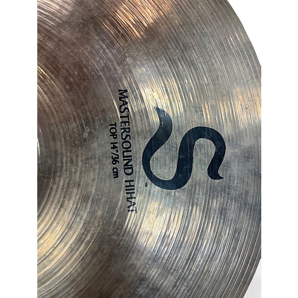 Used Zildjian 14in S Family Mastersound Hi-Hats Pair Cymbal