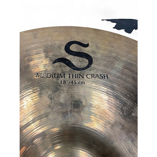 Used Zildjian 18in S Family Thin Crash Cymbal