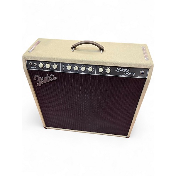 Vintage 1990s Fender Vibro King Custom 60W 3x10 Tube Guitar Combo Amp