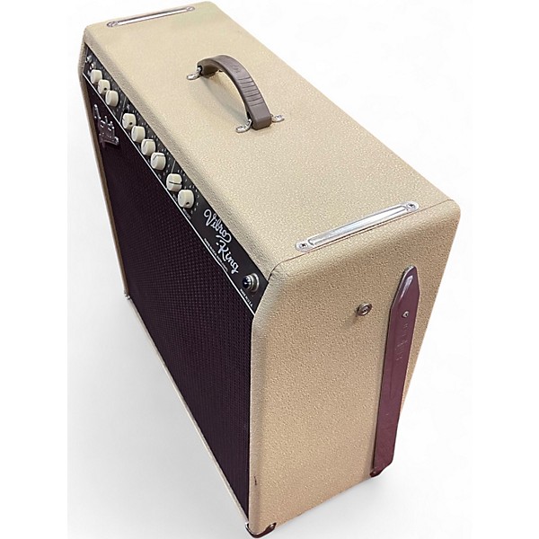 Vintage 1990s Fender Vibro King Custom 60W 3x10 Tube Guitar Combo Amp