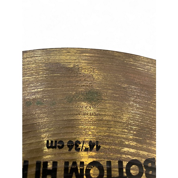 Used Zildjian 14in Scimitar Hi Hat Pair Cymbal