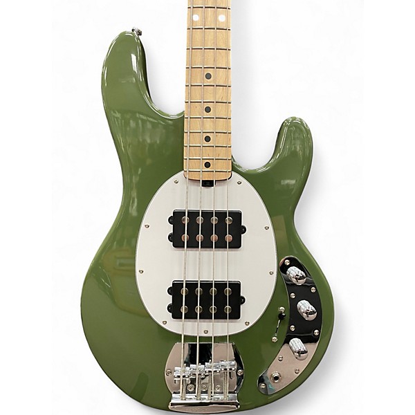 Used Sterling by Music Man Ray4 Royal Olive Electric Bass Guitar