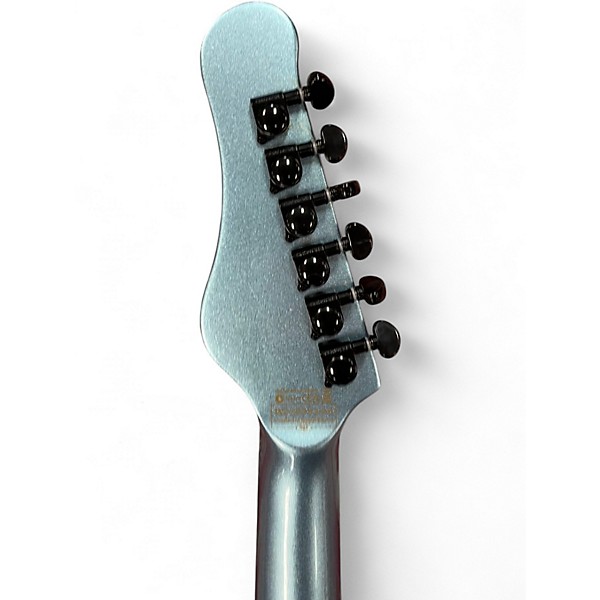 Used Schecter Guitar Research DIAMOND SERIES ULTRA Pelham Blue Solid Body Electric Guitar