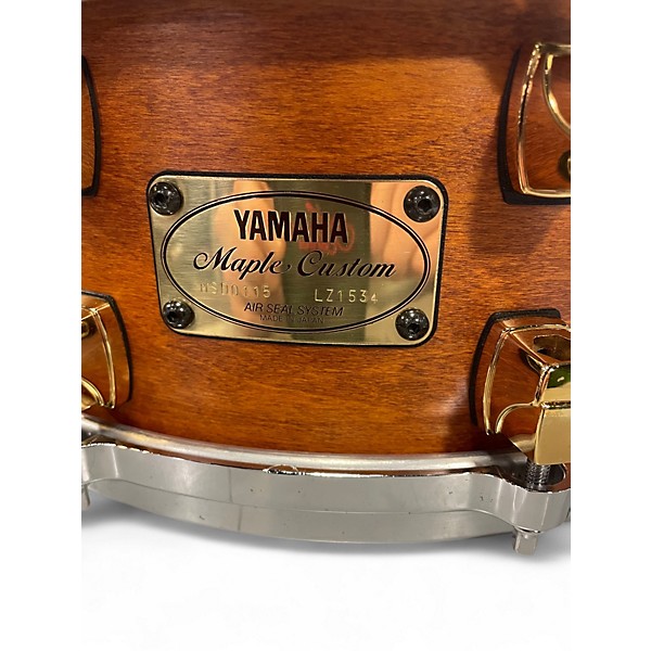 Vintage 1995 Yamaha 14.25in Maple Custom  Antique Natural Drum