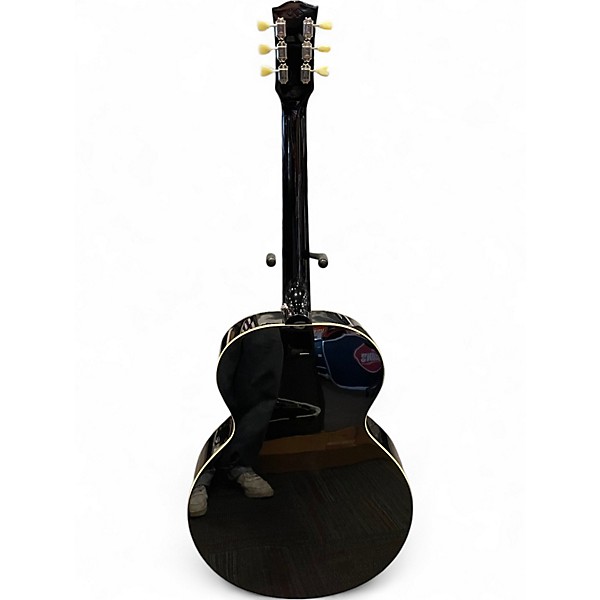 Used Epiphone IGC J-180 LS Black Acoustic Electric Guitar