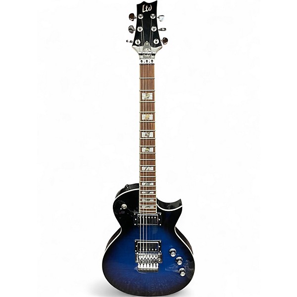Used ESP LTD AS1 Alex Skolnick Blue Solid Body Electric Guitar