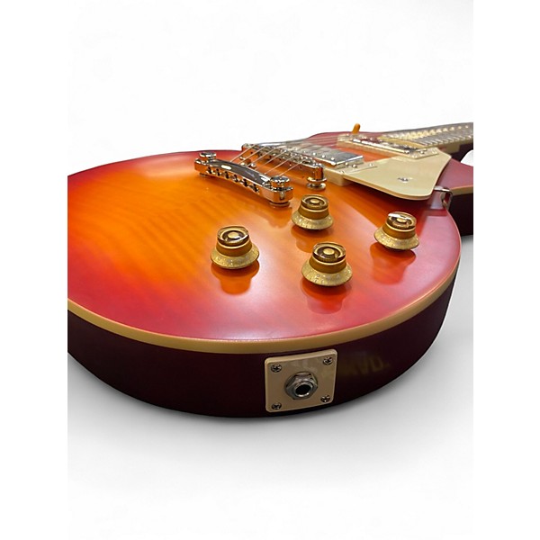 Used Epiphone inspired by gibson 1959 les paul Cherry Sunburst Solid Body Electric Guitar